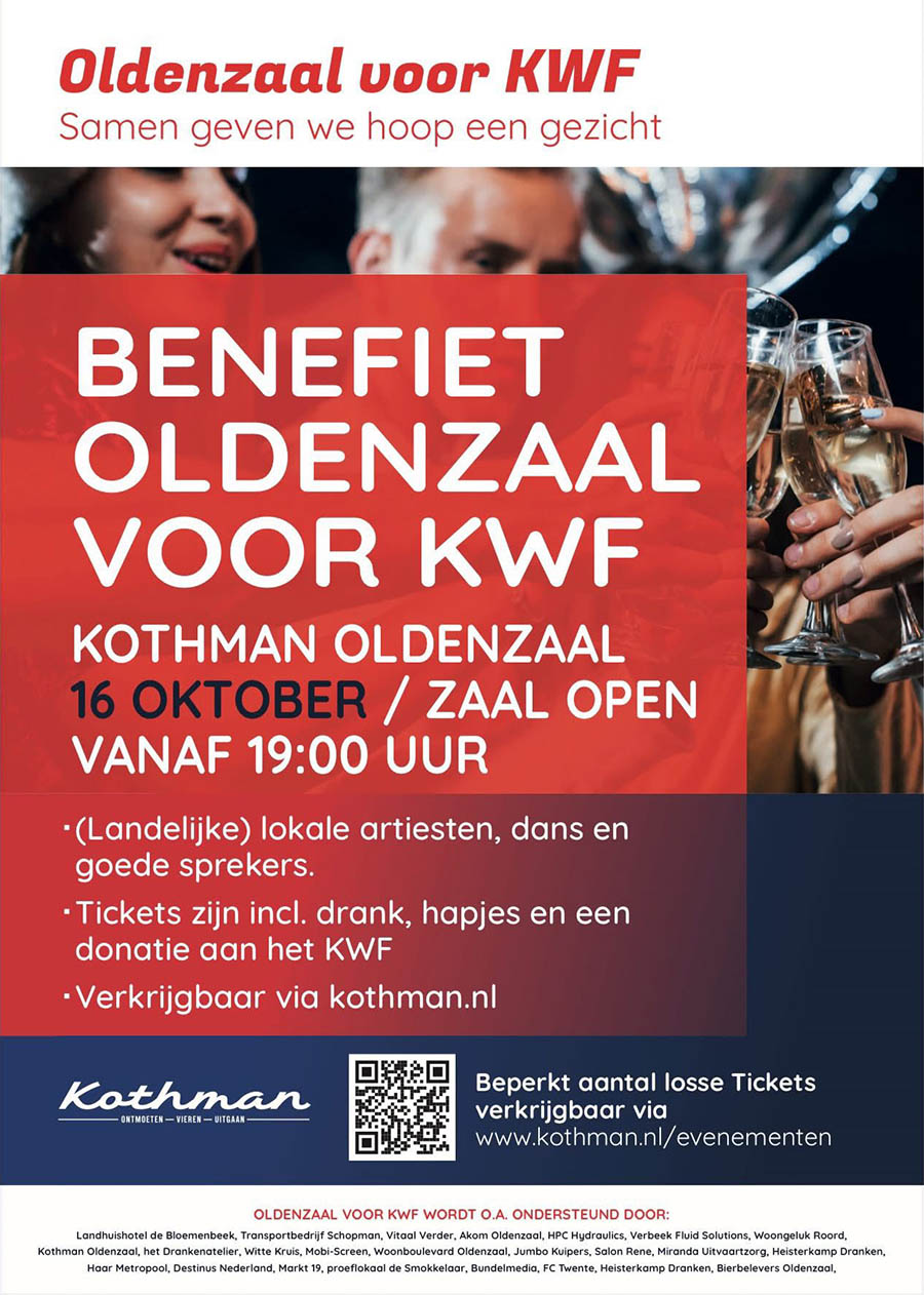 Benefiet Oldenzaal voor KWF
