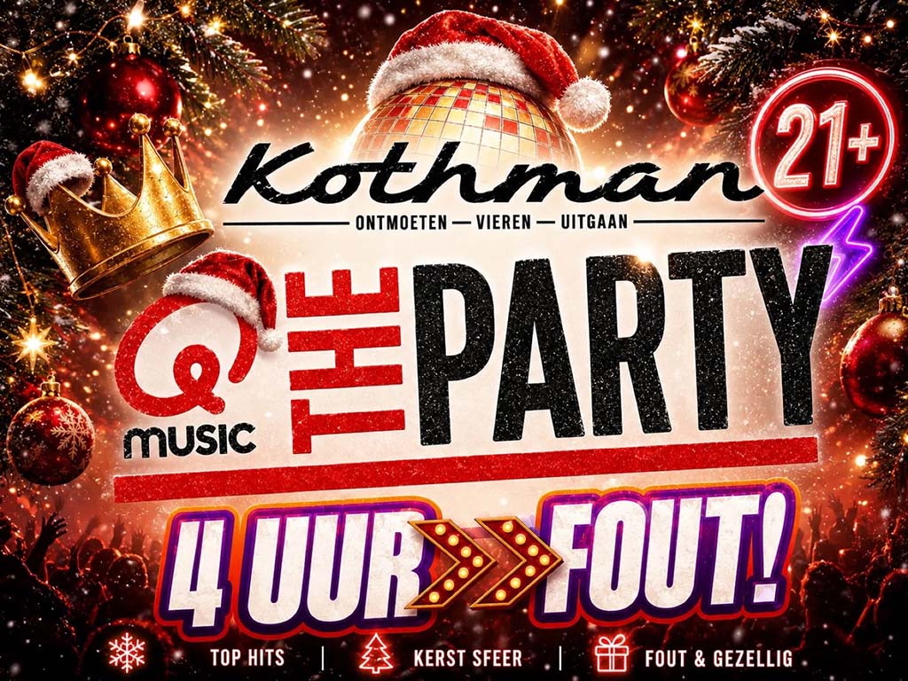 Kerstmiddag – Qmusic the party; 4 uur fout!