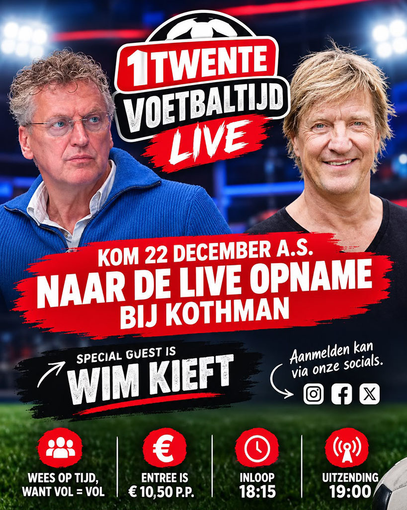 1Twente Voetbal Tijd Live opname